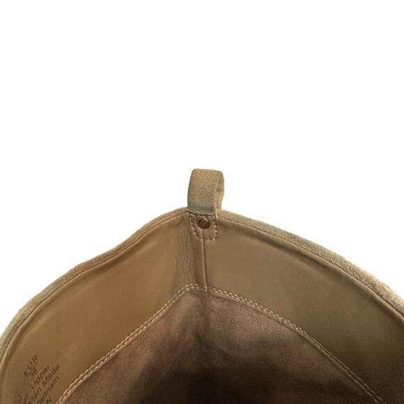 Sam Edelman Hutton  Over-The-Knee Boot Suede Tan Leather Pull On Heeled 8 - Picture 8 of 11